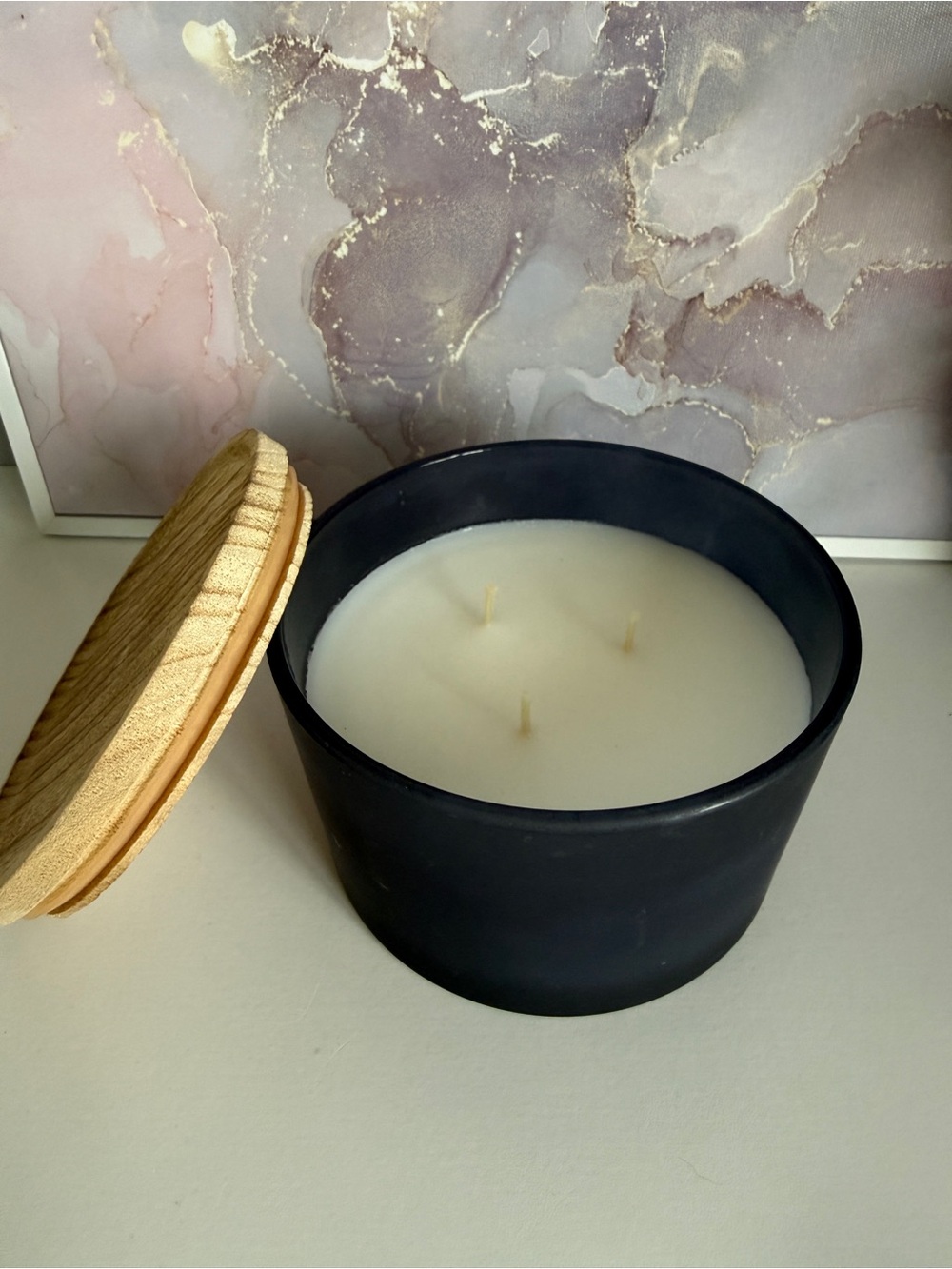 Ashland 3-Wick Candle | Fall Autumn Scented Candle | Wooden Lid | 13.5 oz | New